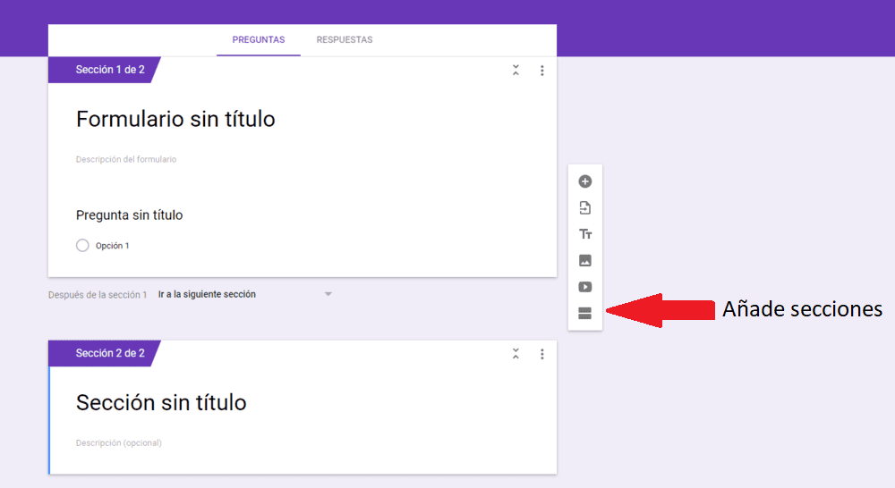 Google forms embed